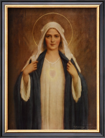 Immaculate Heart Of Mary by Charles Bosseron Chambers Pricing Limited Edition Print image