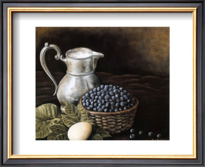 Picking Blueberries by Jeanette Trépanier Pricing Limited Edition Print image