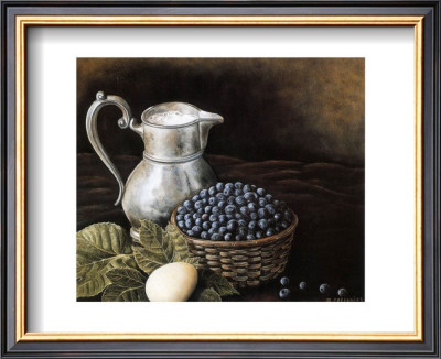 Picking Blueberries by Jeanette Trepanier Pricing Limited Edition Print image
