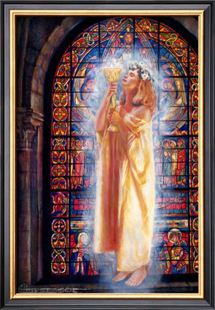 The Grail Maiden by Howard David Johnson Pricing Limited Edition Print image