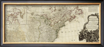New Map Of North America, With The West India Islands (Northern Section), C.1786 by Thomas Pownall Pricing Limited Edition Print image