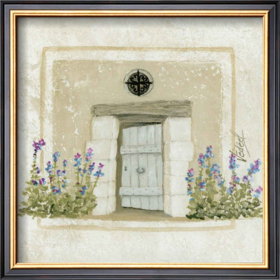 Porte Et Massif De Fleurs by Véronique Didier-Laurent Pricing Limited Edition Print image