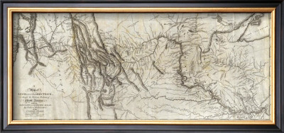 Map Of Lewis And Clark's Track, Across The Western Portion Of North America, C.1814 by Lewis & Clark Pricing Limited Edition Print image