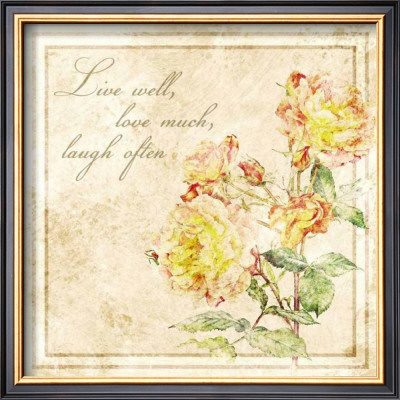 Florals, Live Laugh Love by Jessica Vonammon Pricing Limited Edition Print image
