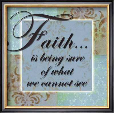 Words To Live By: Faith by Marilu Windvand Pricing Limited Edition Print image