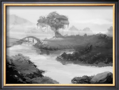 Indian-Ink Drawing Of Japan by Kyo Nakayama Pricing Limited Edition Print image