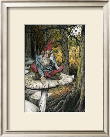 Mushroom Gnome by Martin Mckenna Pricing Limited Edition Print image