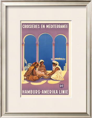 Hamburg Amerika Linie, Croisieres En Mediterranee by Ottomar Anton Pricing Limited Edition Print image