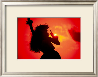 Hula Wahine Sunset by Ron Dahlquist Pricing Limited Edition Print image
