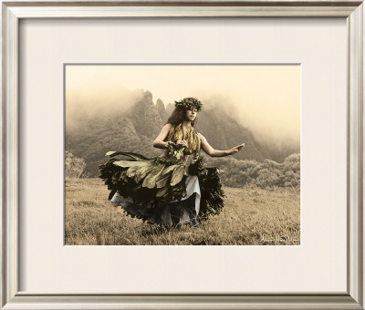 Swaying Skirt, Hula Girl by Alan Houghton Pricing Limited Edition Print image