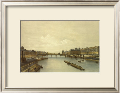 View Of The Louvre From The Seine by G.Ph. Benoist Pricing Limited Edition Print image
