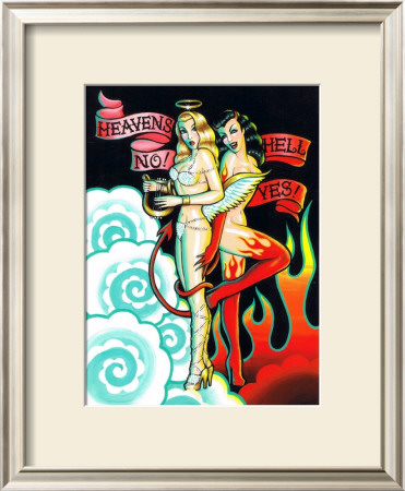 Heavens No! Hell Yes! by Kirsten Easthope Pricing Limited Edition Print image