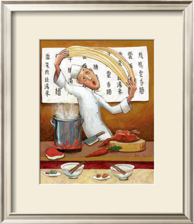 Chinese Noodle Chef by John Howard Pricing Limited Edition Print image