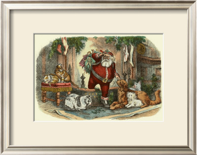 The Coming Of Santa Claus by Thomas Nast Pricing Limited Edition Print image
