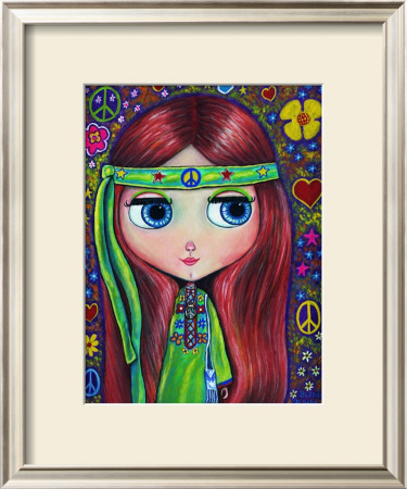 Green Hippy Blythe by Blonde Blythe Pricing Limited Edition Print image