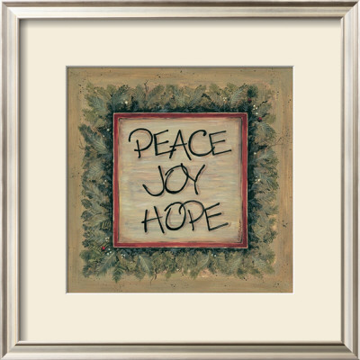 Peace Joy Hope by Karen Tribett Pricing Limited Edition Print image