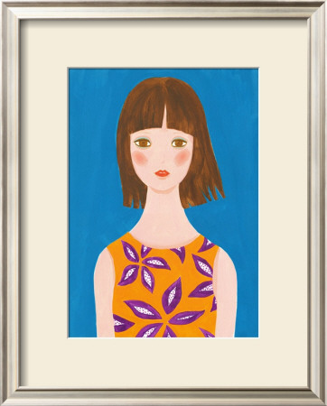 Girl Whose Hair Is Blown By The Wind by Hiromi Taguchi Pricing Limited Edition Print image