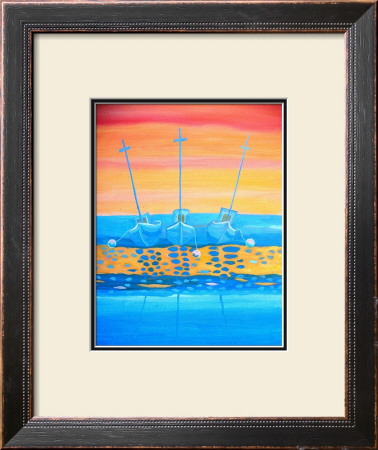 Fishing Boats by Mary Stubberfield Pricing Limited Edition Print image
