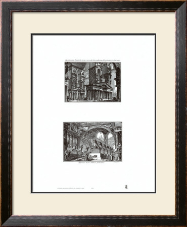 Teatro And Ginnasio by Giovanni Battista Piranesi Pricing Limited Edition Print image