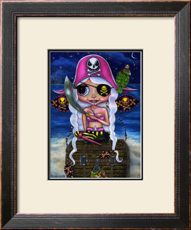Pink Pirate Fairy by Blonde Blythe Pricing Limited Edition Print image