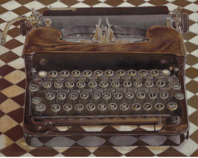Retro Typewriter by Luanne D'amico Pricing Limited Edition Print image