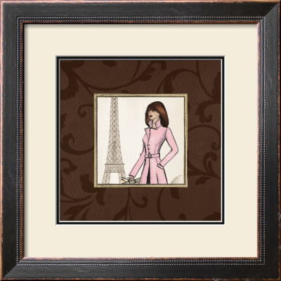 Paris In Pink by Andrea Laliberte Pricing Limited Edition Print image