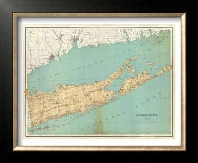 Suffolk County, New York, C.1895 by Joseph Rudolf Bien Pricing Limited Edition Print image