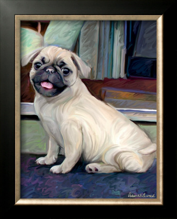 Baby Pug by Robert Mcclintock Pricing Limited Edition Print image