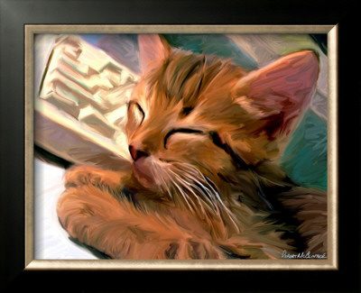 Kitten On Keys by Robert Mcclintock Pricing Limited Edition Print image