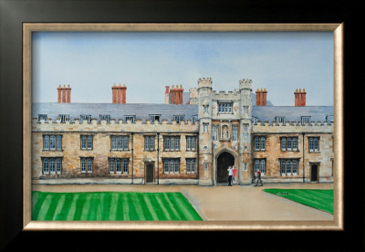 Trinity College Cambridge by Peter French Pricing Limited Edition Print image