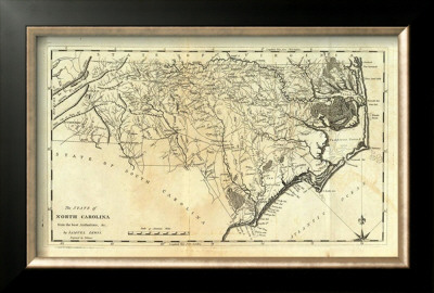 State Of North Carolina, C.1795 by Mathew Carey Pricing Limited Edition Print image