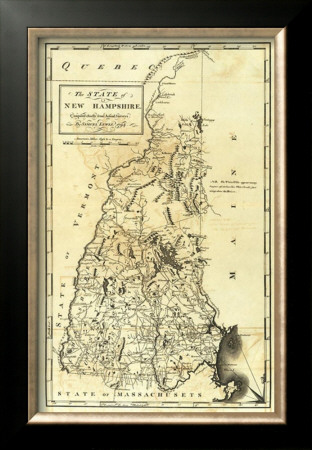 State Of New Hampshire, C.1795 by Mathew Carey Pricing Limited Edition Print image