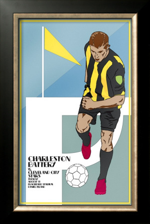 Charleston Battery Vs. Cleveland City Stars by Christopher Rice Pricing Limited Edition Print image