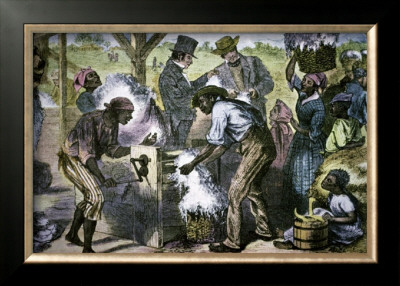 The First Cotton Gin by William Ludlow Sheppard Pricing Limited Edition Print image