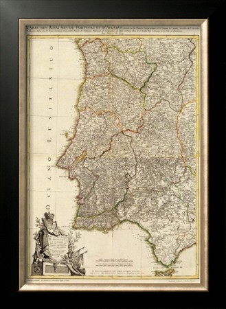 Composite: Portugal, Algarve, C.1780 by Giovanni Antonio Bartolomeo Rizzi Zannoni Pricing Limited Edition Print image