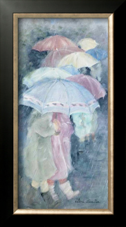 Umbrellas by Helene Leveillee Pricing Limited Edition Print image