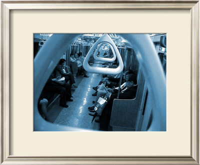 Subway Train Blues by Erin Sanchez Pricing Limited Edition Print image
