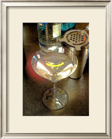 Martini With Lemon Peel by Steve Ash Pricing Limited Edition Print image