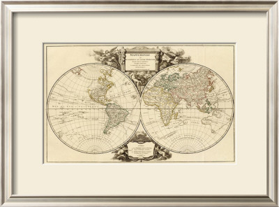 Mappemonde, C.1752 by Robert De Vaugondy Pricing Limited Edition Print image