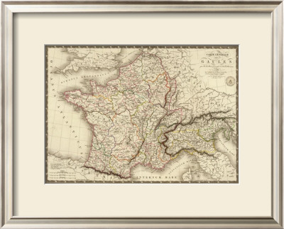 Carte Generale Des Gaules, C.1821 by Adrien Hubert Brue Pricing Limited Edition Print image