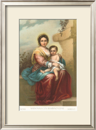 Madonna And Child, Rome by Bartolome Esteban Murillo Pricing Limited Edition Print image