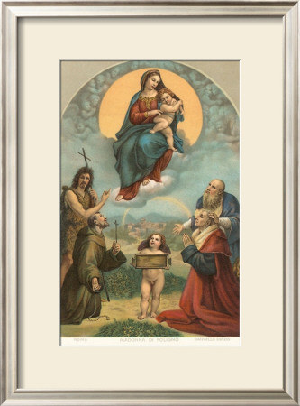 Madonna Of The Foligno, Rome by Raphael Pricing Limited Edition Print image