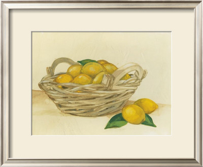 Basket Of Lemons by Klaus Gohlke Pricing Limited Edition Print image