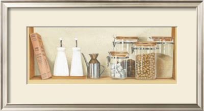 Shelf With Book And Jars by Steven Norman Pricing Limited Edition Print image