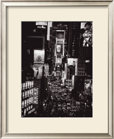 Times Square At Night by Michel Setboun Pricing Limited Edition Print image