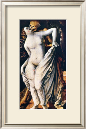 Death And A Woman by Hans Baldung Grien Pricing Limited Edition Print image