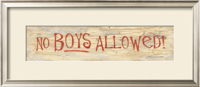 No Boys Allowed by Stephanie Marrott Pricing Limited Edition Print image