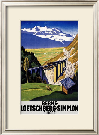 Berne-Loetschberg-Simplon by Eugen Henziross Pricing Limited Edition Print image