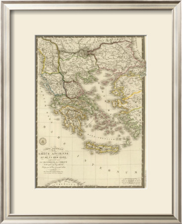 Grece Ancienne Et De La Mer Egee, C.1827 by Adrien Hubert Brue Pricing Limited Edition Print image