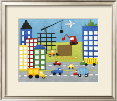 Storybook Construction Site by Chariklia Zarris Pricing Limited Edition Print image